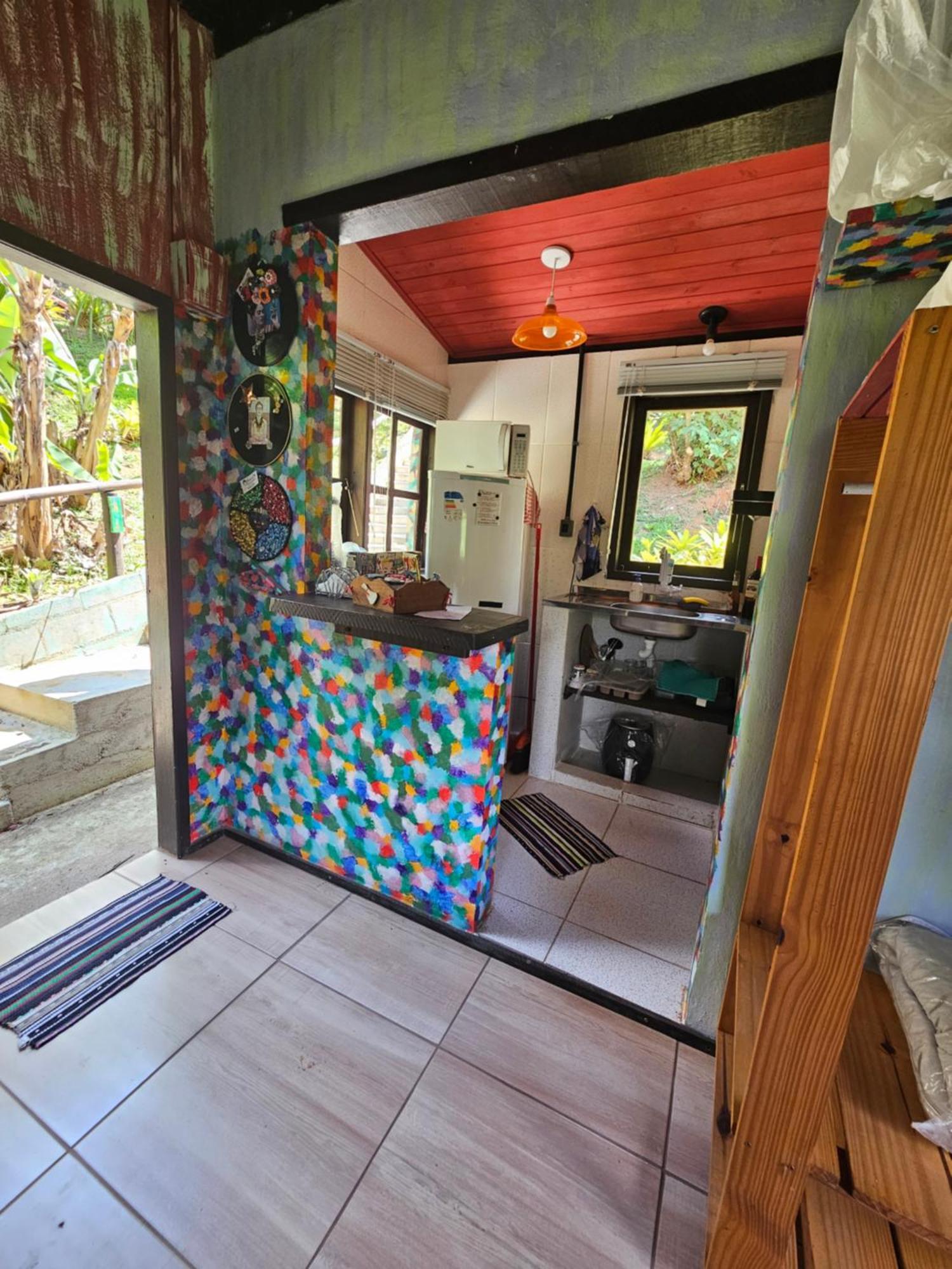סאו פדרו דה סרה Suites Casinha Do Alto Da Bocaina חדר תמונה